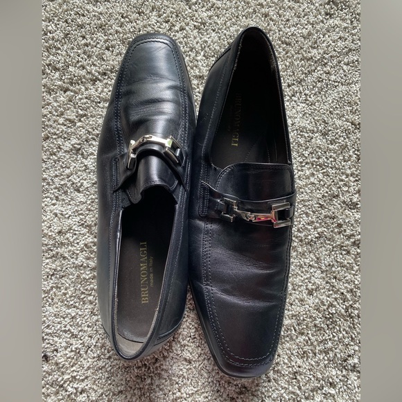 Bruno Magli Black Men's Loafers - Picture 1 of 4